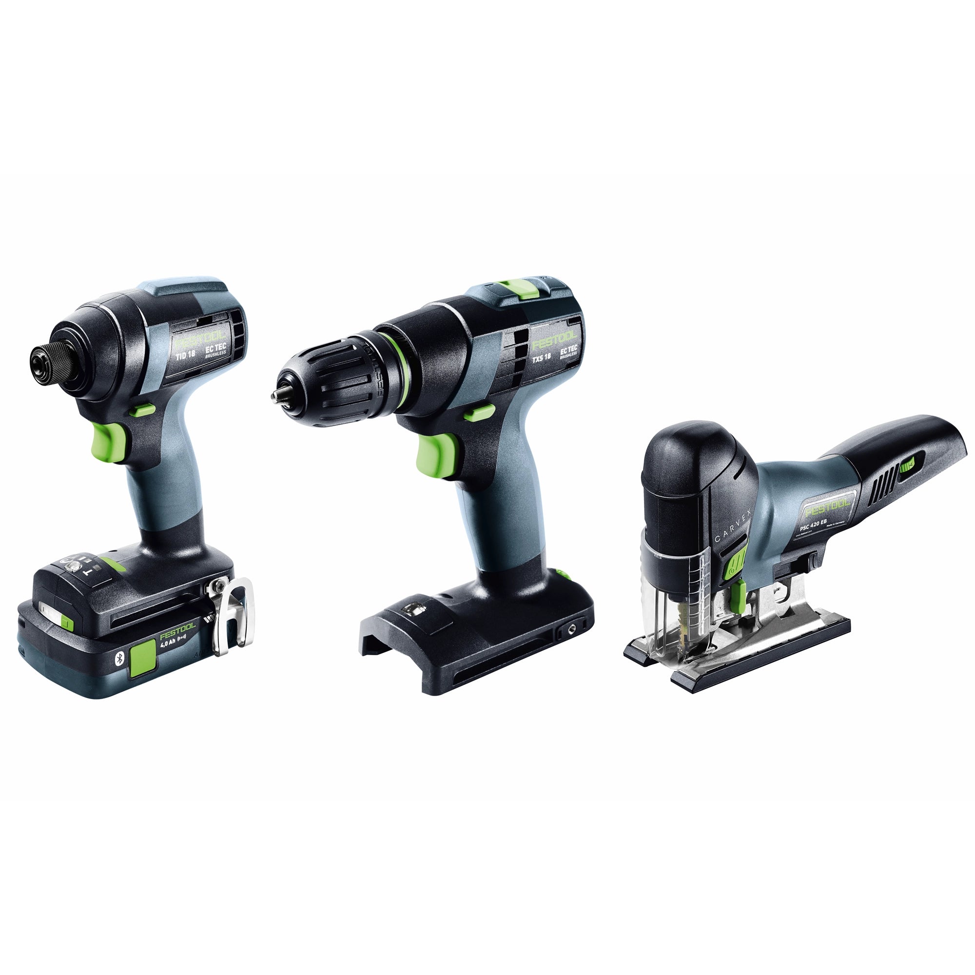 Combo Festool TID 18/TXS 18/PSC 420/TB 18V 4Ah