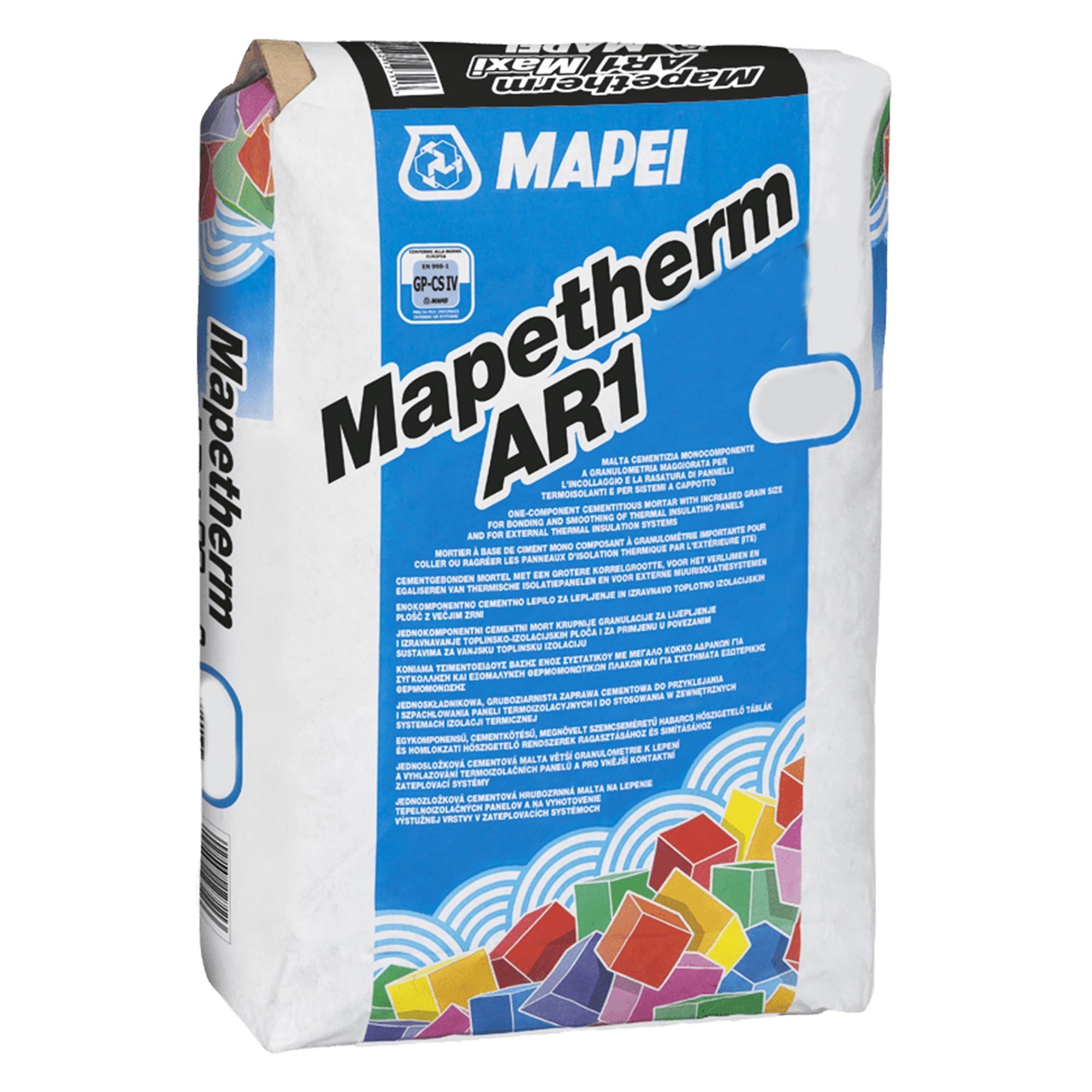 Colla Rasante Mapei Mapetherm AR1 Maxi GG Grigio 25KG