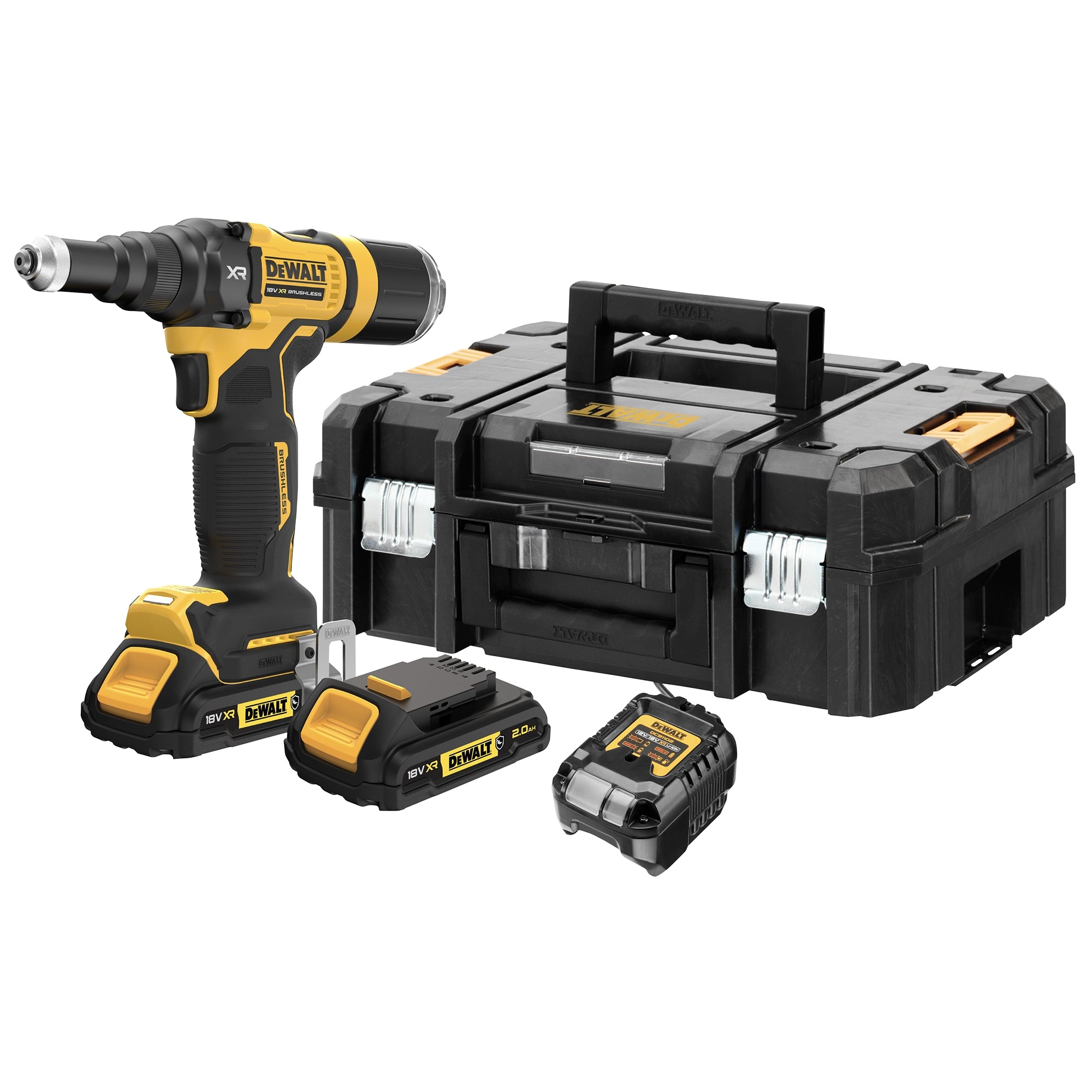 Rivettatrice Dewalt DCF403D2GT-QW 18V 2Ah