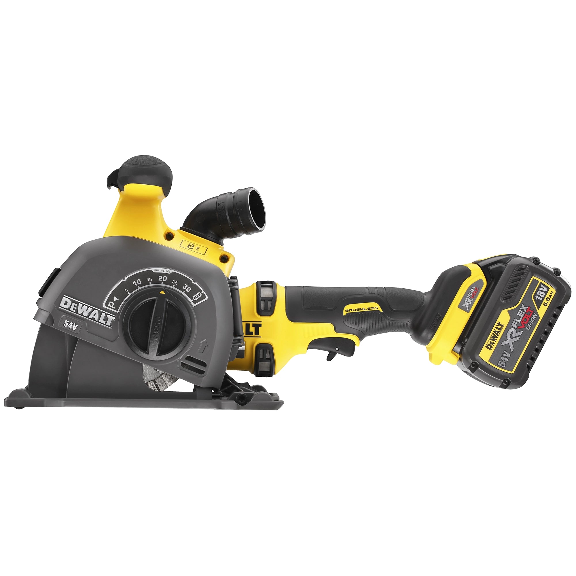 Scanalatrice Dewalt DCG200T2-QW 54V 6Ah