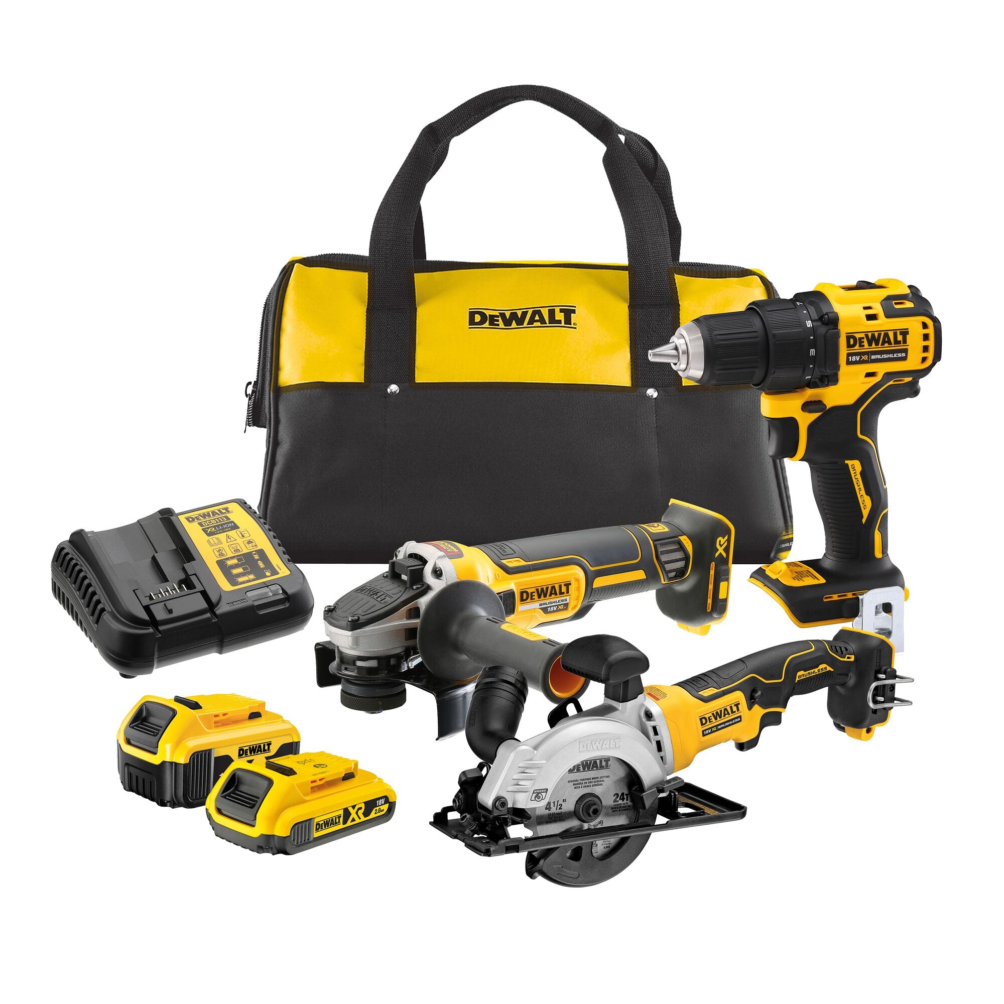 Kit Dewalt DCK373MDR-QW 18V 4Ah