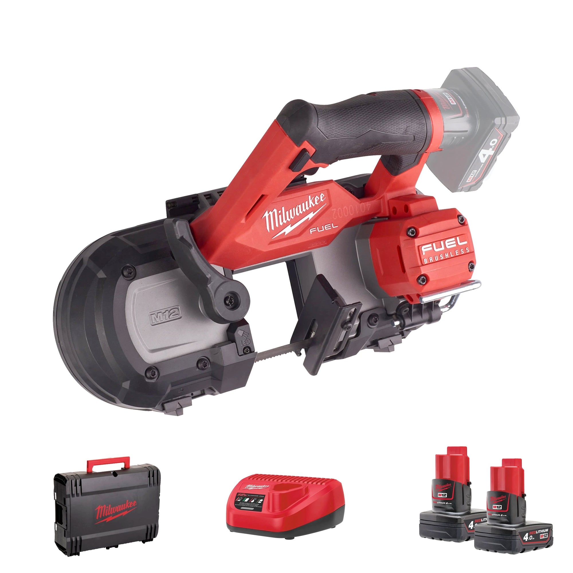 Sega a nastro Milwaukee M12 FBS64-402C 12V 4Ah