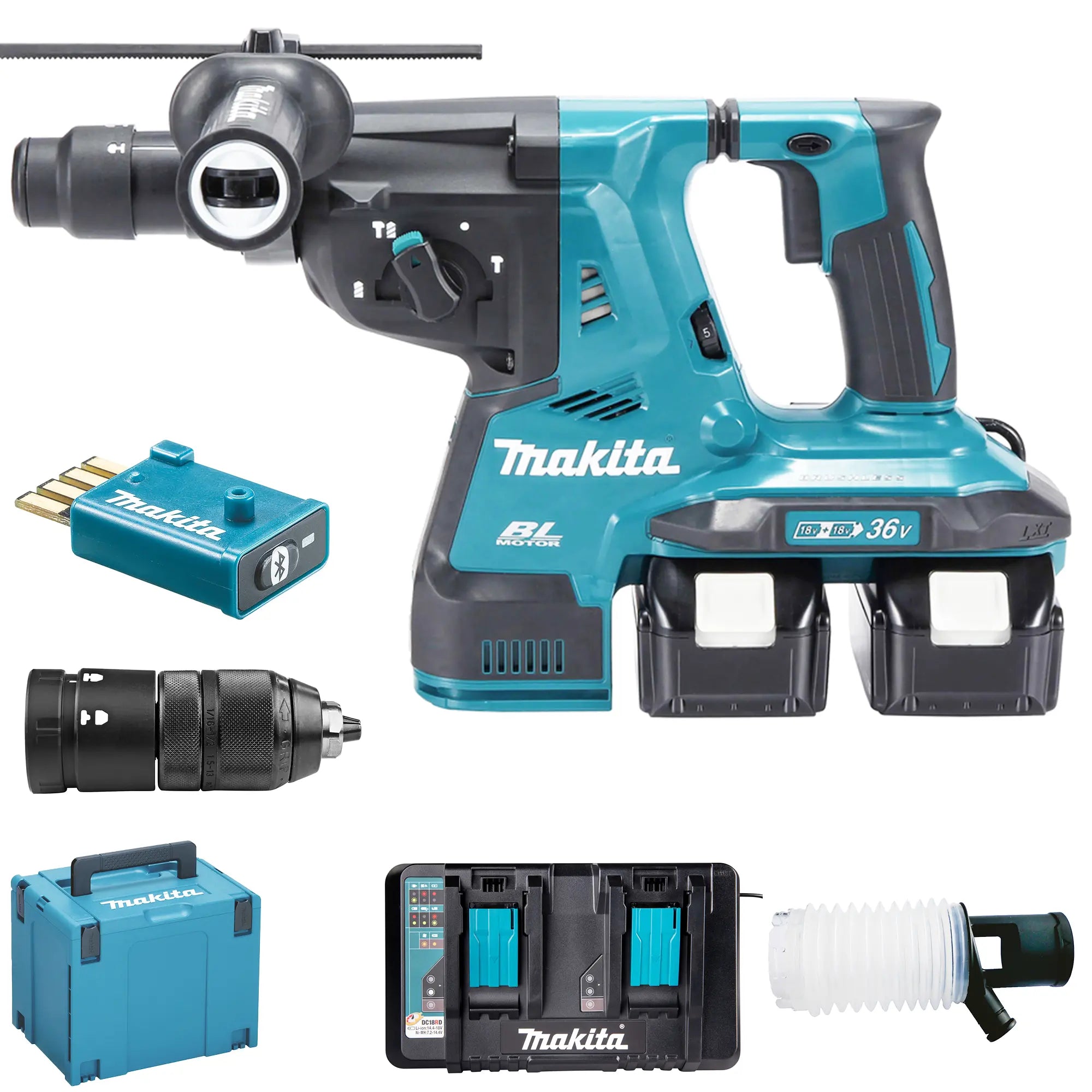 Tassellatore Makita DHR283T2JU 18Vx2 5Ah