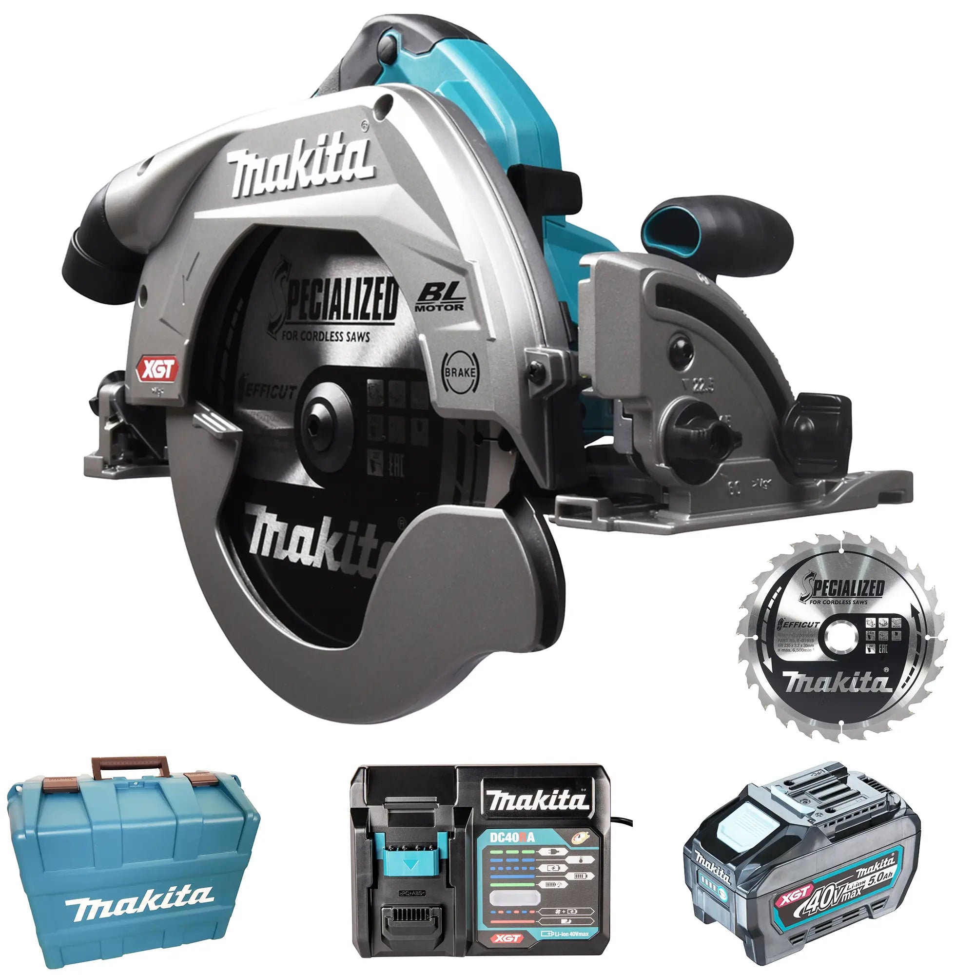 Sega circolare Makita HS009GT201 40V 5Ah