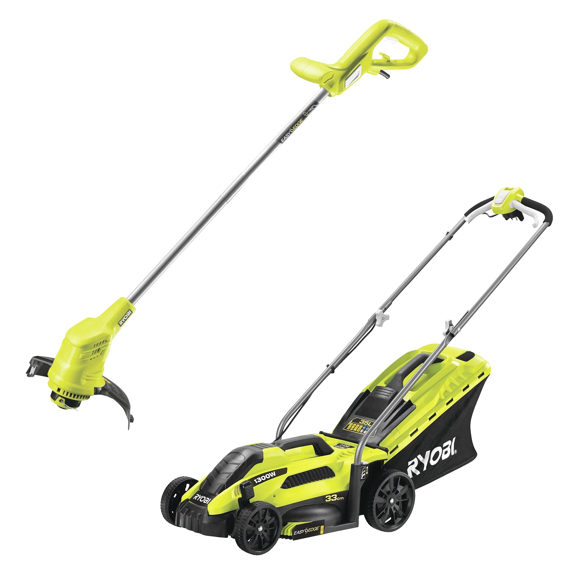 Combo Garden Ryobi RLM13E33S + RLT3525 350W/1300W