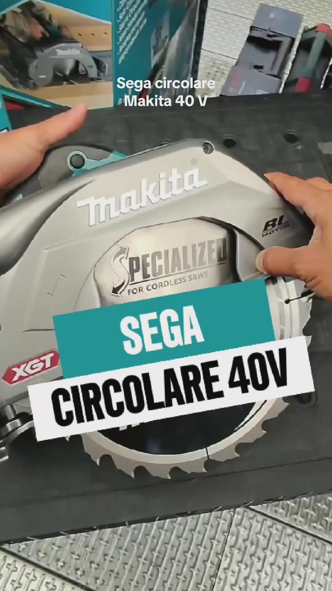 Sega circolare Makita HS011GZ 40V