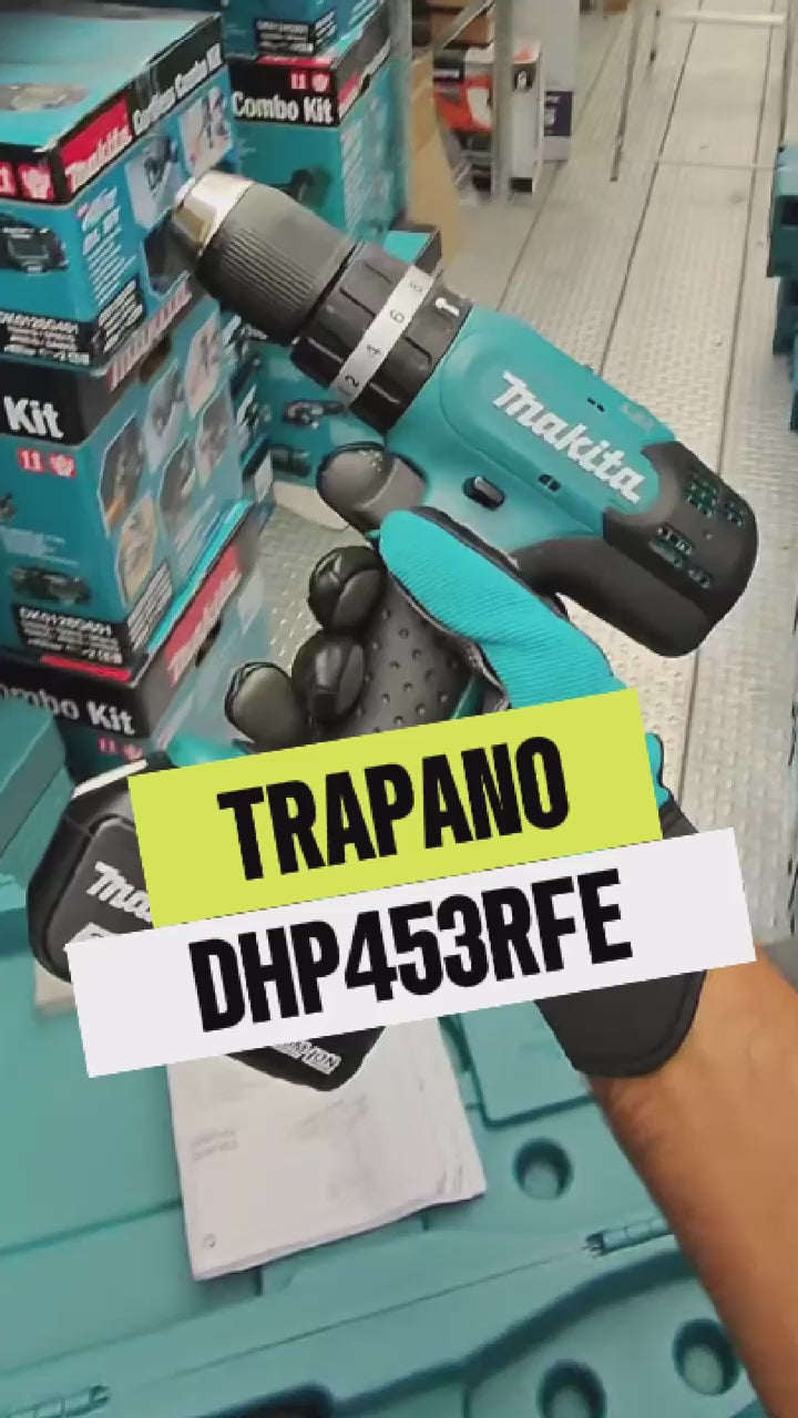 Perceuse a percussion Makita DHP453RFE 18V 3Ah