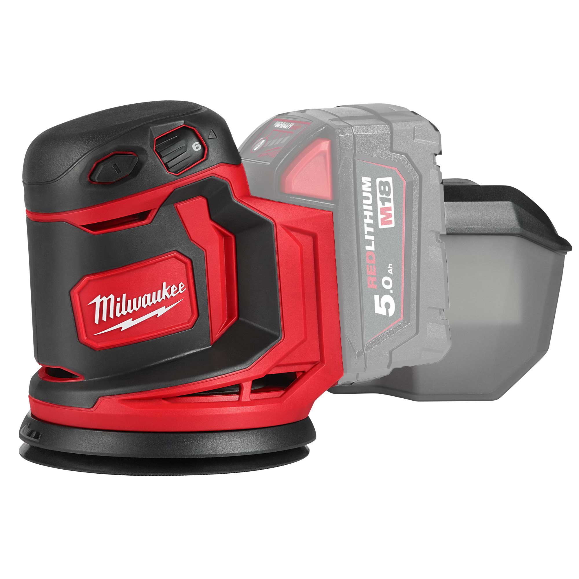 Levigatrice Rotorbitale Milwaukee M18 BOS125-0 18V